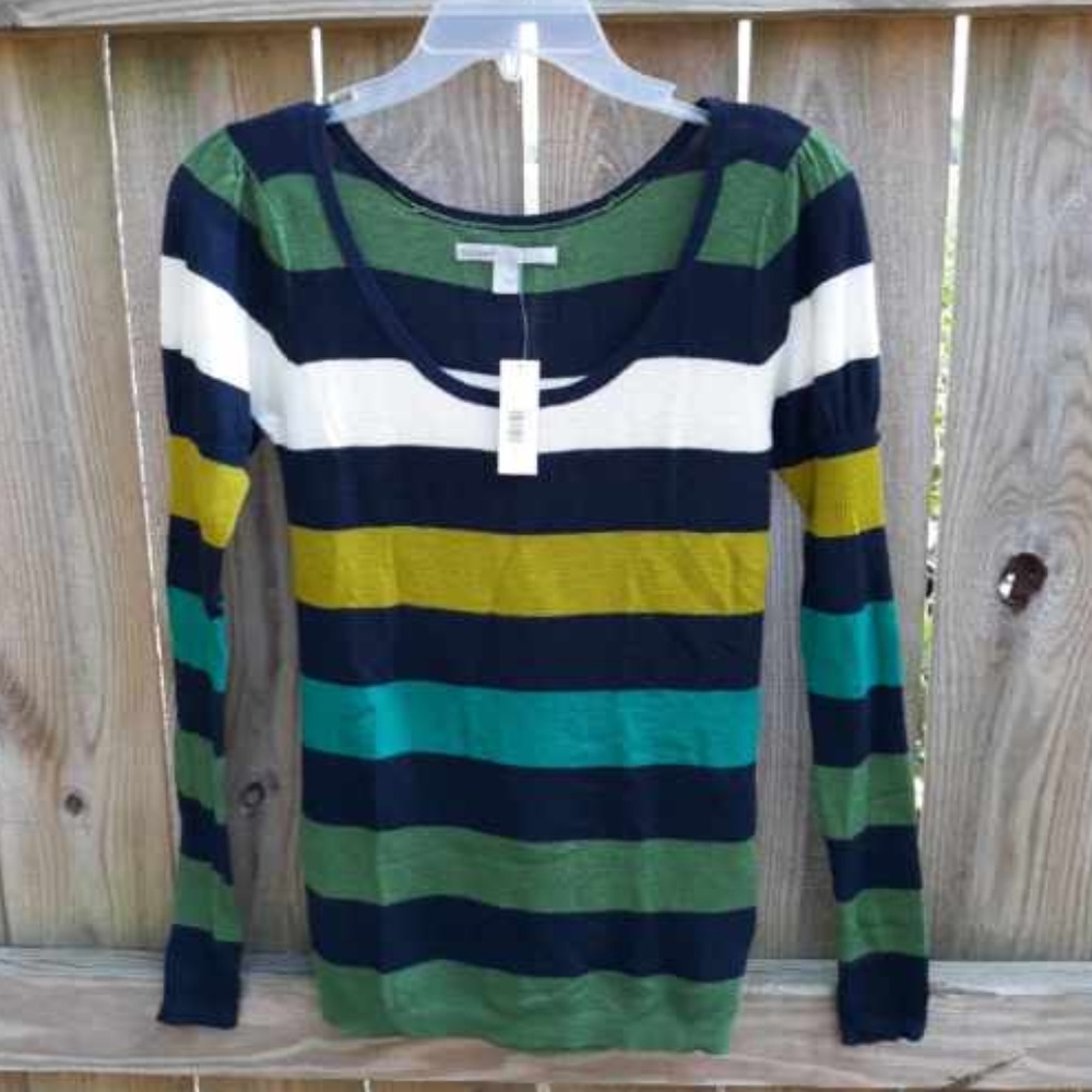 NWT Old Navy Multi Colored Stripe Sweater XL FREE W/ANY PURCHASE